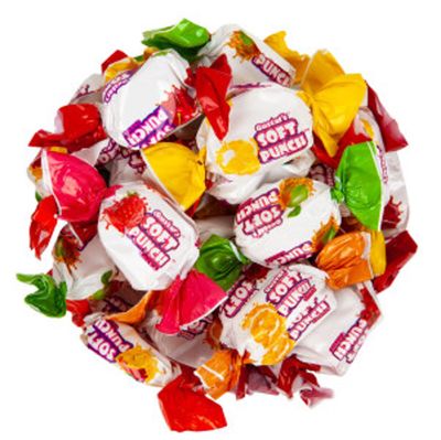 SOFT PUNCH CHEWS ASSORTED 1/4 lb