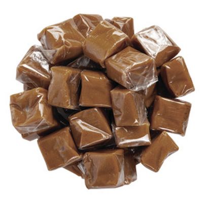 CHOCOLATE CARAMEL SQUARES WRAPPED 1/4 lb