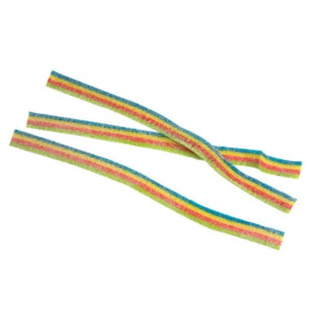 SOUR POWER QUATTRO RAINBOW SOUR BELTS 1/4 lb