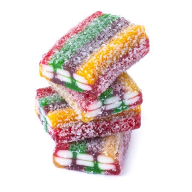 SOUR RAINBOW BRICKS 1/4 lb