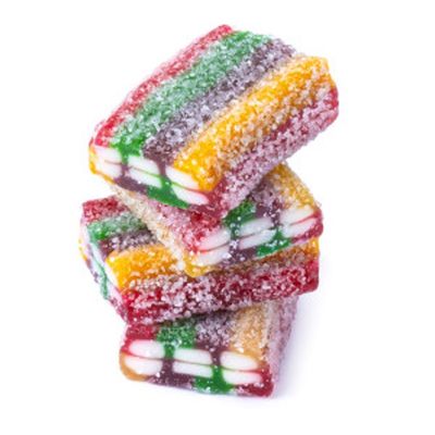 SOUR RAINBOW BRICKS 1/4 lb