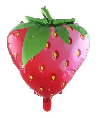 Strawberry Foil Balloon Helium Filled, 25&quot;