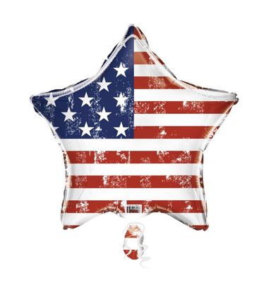Patriot  Foil Balloon Helium Filled, 18&quot;