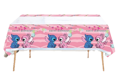 Pink Stitch Tablecloth