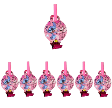 Pink Stitch Blowing Dragon, 6 pcs