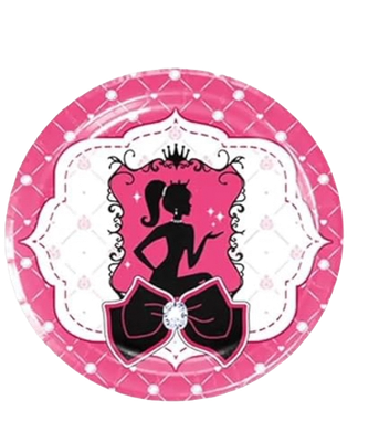 Barbie Paper Plates 7in, 10 pcs