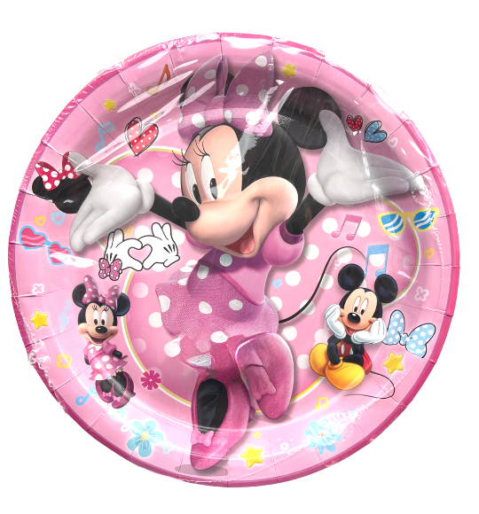 Minnie Paper Plates 7 in, 10pcs