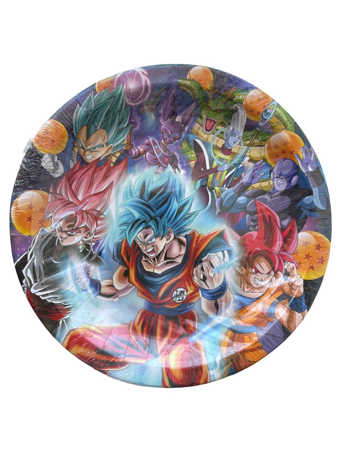 Goku Paper Plates 9 in, 10 pc