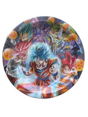 Goku Paper Plates 9 in, 10 pc