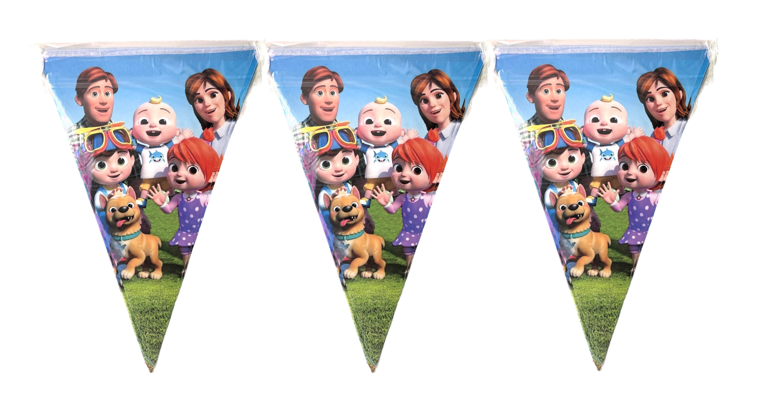 Cocomelon Happy Birthday Banner