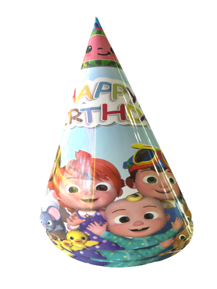 Cocomelon Hats, 6 pcs