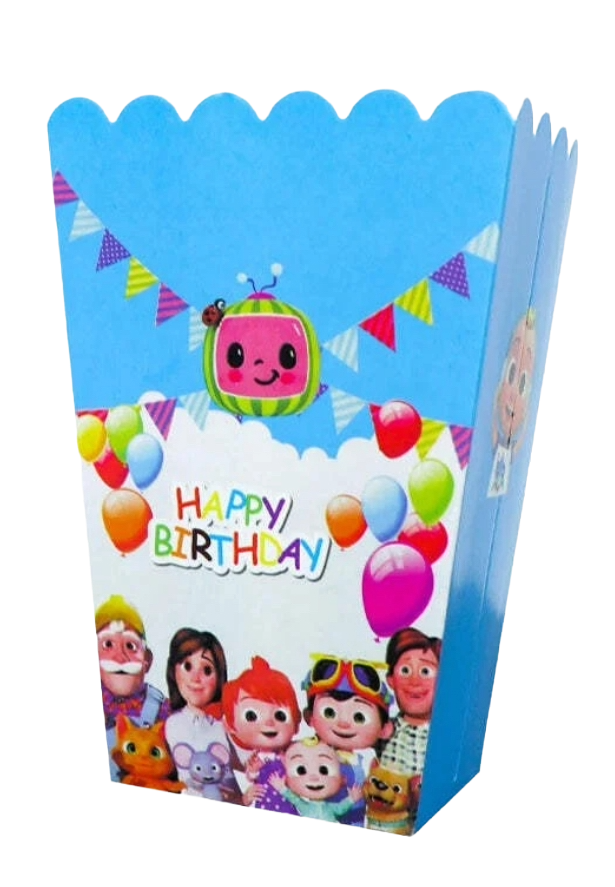 Cocomelon Popcorn box, 6 pcs