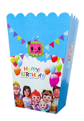 Cocomelon Popcorn box, 6 pcs