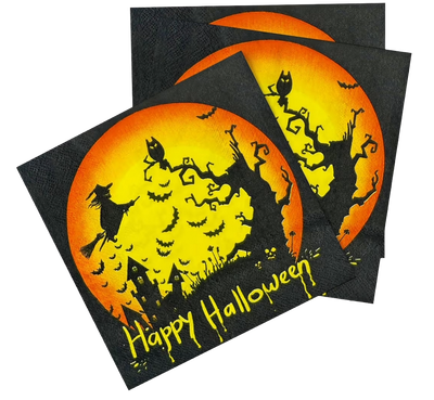 Halloween Napkins 6in, 20 pc