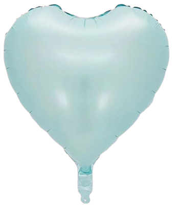Baby Blue  Foil heart