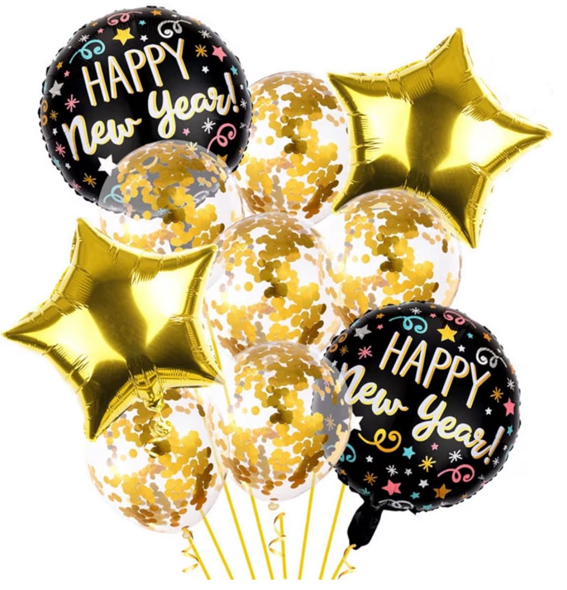 Happy New Year Bouquet 10 Pcs