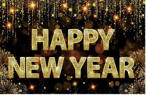 Happy New Year Backdrop