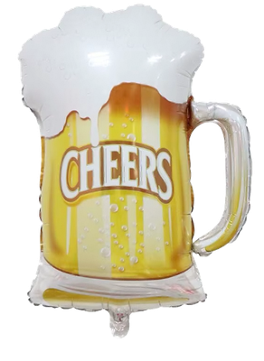 Cheers Foil Balloon Helium Filled, 27"