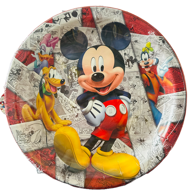 Mickey Mouse Paper Plate 9 in