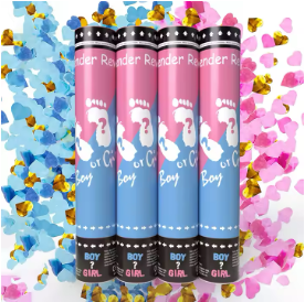 Gender Reveal Confetti Cannon, Gender Reveal