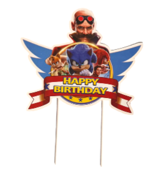 Sonic Cake Topper!