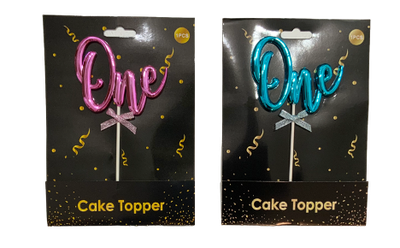 3D Cake Topper "One"