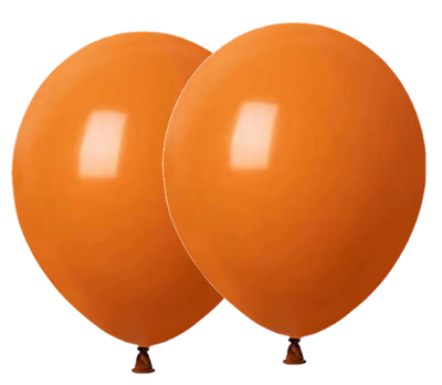 Caramel Orange Latex Balloon 12 in Retro Color