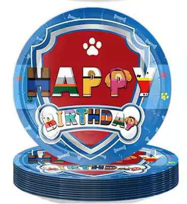 Paw Patrol Paper Plates, 7in, 10 pcs