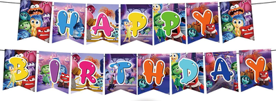 Inside out Happy Birthday Banner