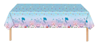 Mermaid and a Shell Tablecloth