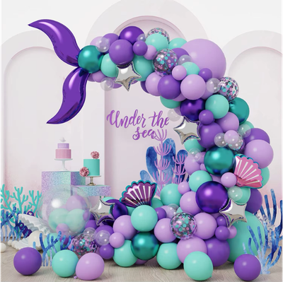 Mermaid Balloons Garland