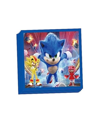 Sonic Napkins 6in, 20pcs