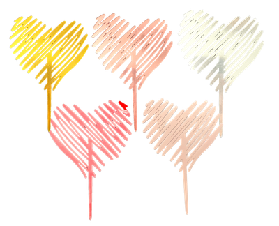 Heart Acrylic Cake Topper