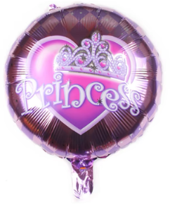 Princess  Foil Balloon Helium Filled, 18"