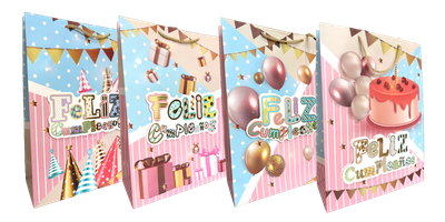 3D Happy Birthday Gift Bags