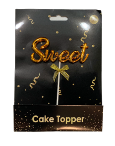 3D Cake Topper "Sweet"