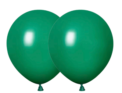 Mid Green Standard Matte Latex Balloon 12 in - Bag