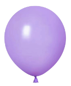 12"  Lavender Standard Latex Balloon P/U