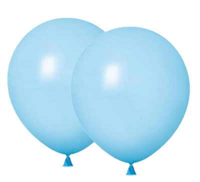 Light Blue Standard Latex Balloon Bag, 12 in