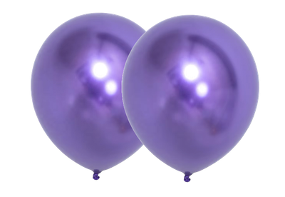 Chrome Purple Latex Balloon 18 in - Bag