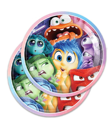 Inside out Paper Plates 7in, 10 pcs