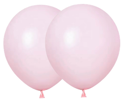 Baby Pink Standard Latex Balloon 12 inches, Bag