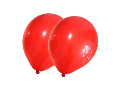 Red Standard Latex Balloon 12 in