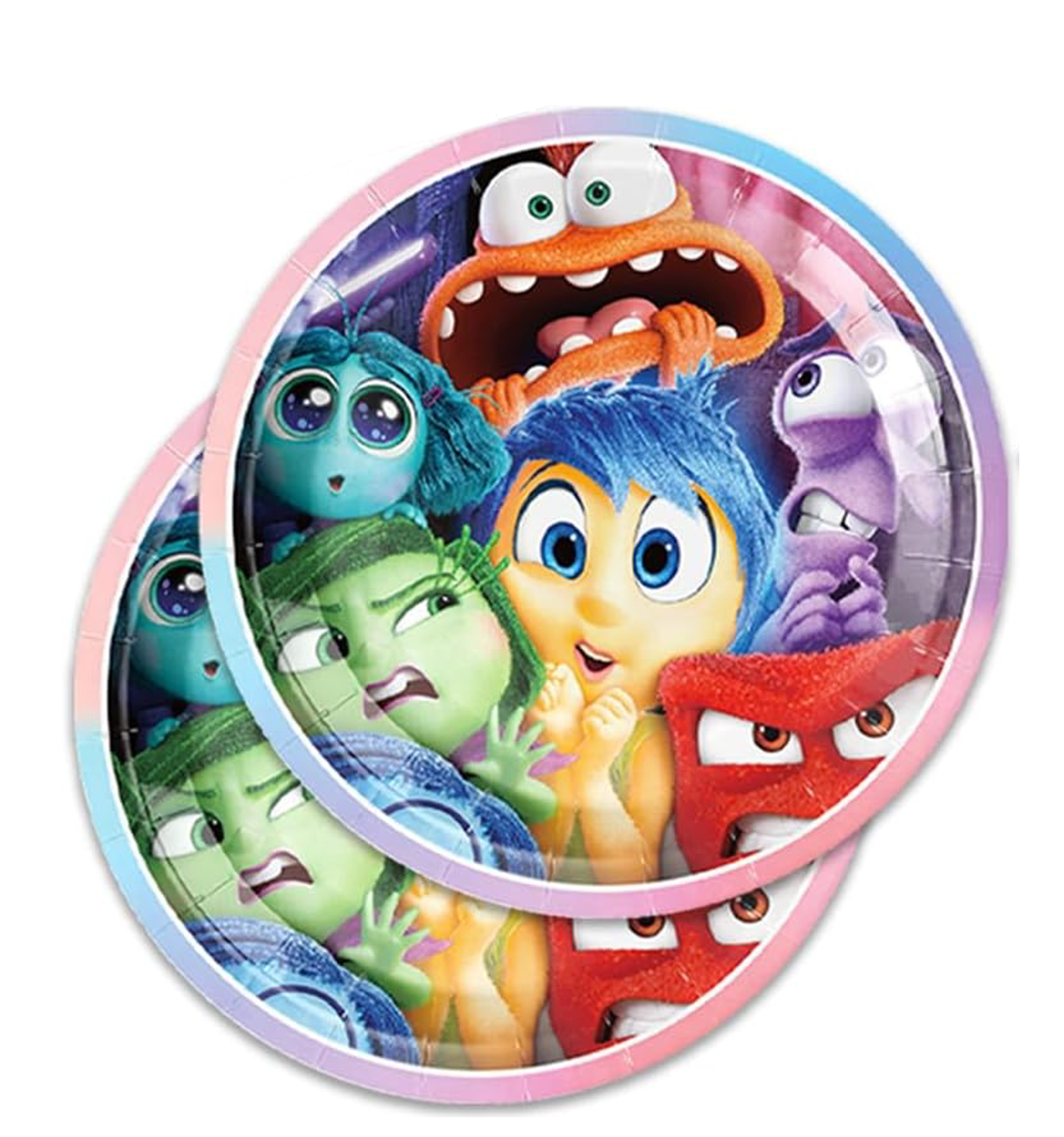 Inside out Paper Plates 7in, 10 pcs