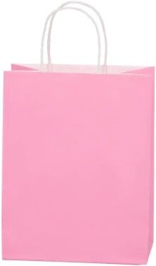 Pink Paper Gift Bags - 5 bags/ Pack