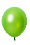 12" Lime Green Metallic Latex Balloon