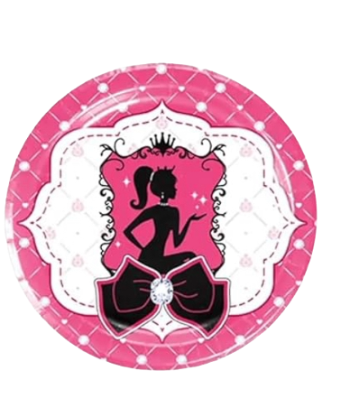 Barbie Paper Plates 7in, 10 pcs