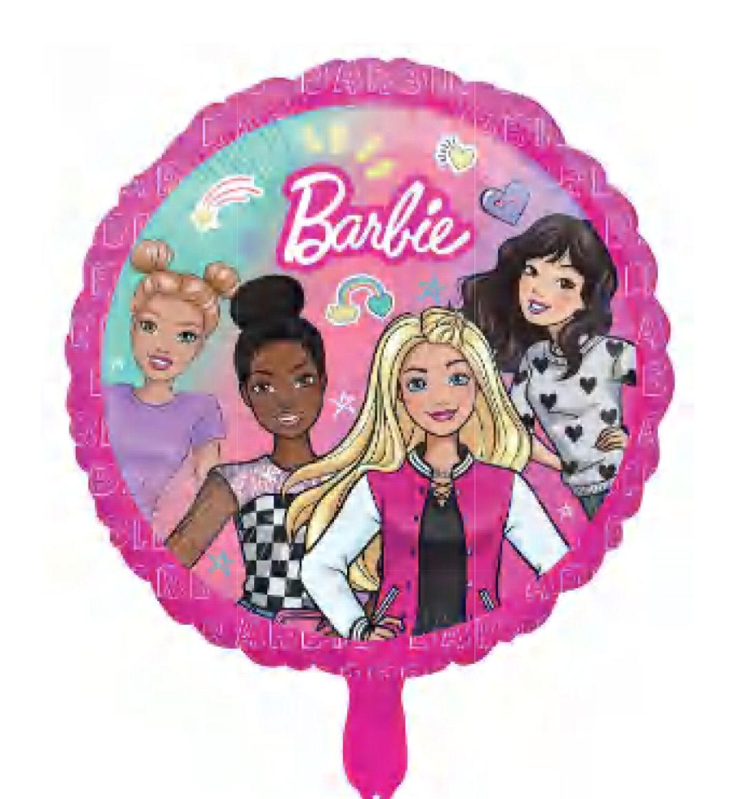 Barbie Foil Balloon Helium Filled 18"