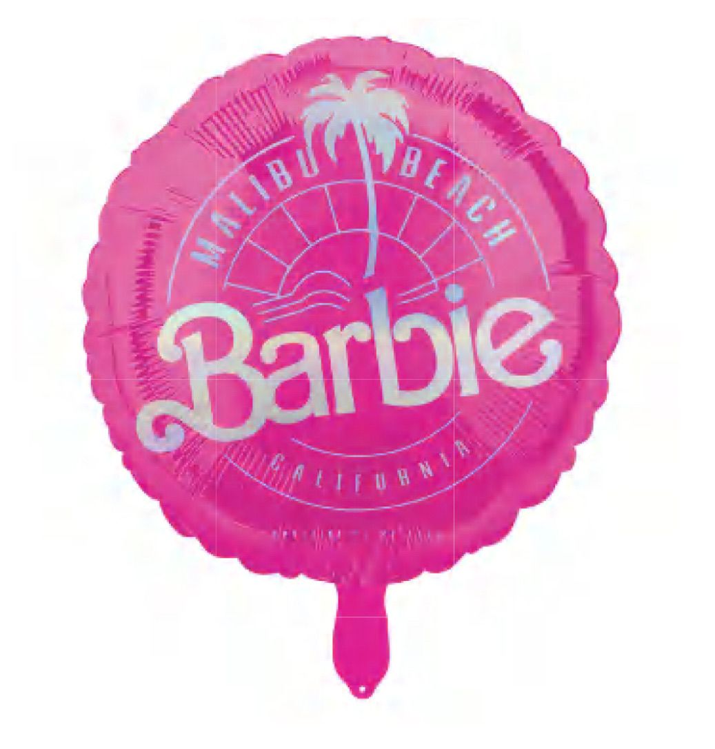 Barbie Malibu Foil Balloon Helium Filled 18"