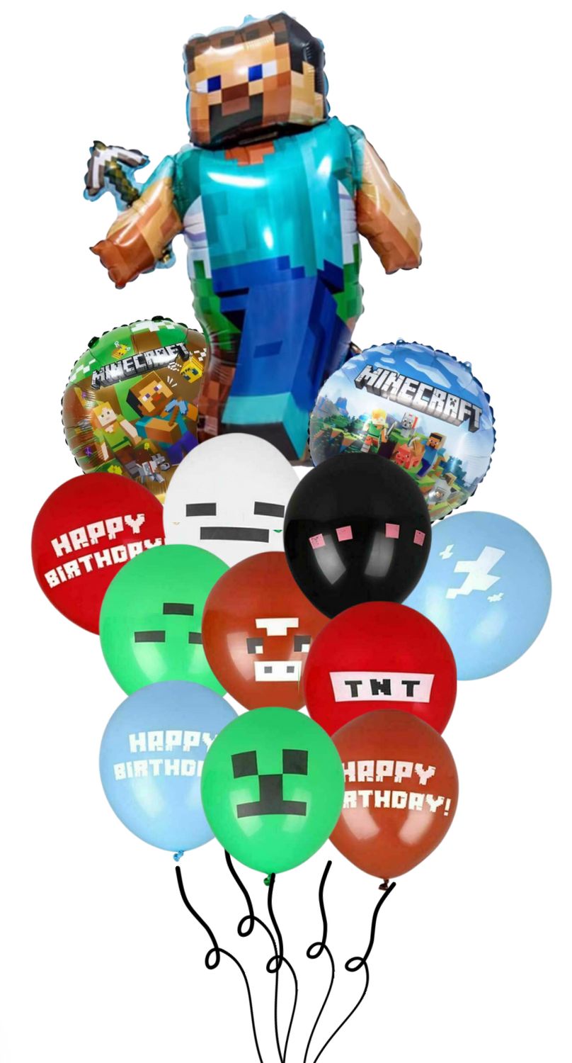 Minecraft Balloon Bouquet